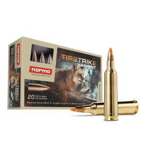 22-250 TIPSTRIKE Varmint 55 Gr 20 QTY 250 TIPSTRIKE Varmint 55 Gr 20 QTY Ammo