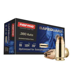 380 Auto Safeguard JHP 88 Gr QTY 50  Auto Safeguard JHP 88 Gr QTY 50 Ammo