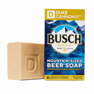 Duke Cannon Supply Co. Big Ass Brick of Bar Soap Large Men's Busch Beer 10 oz.