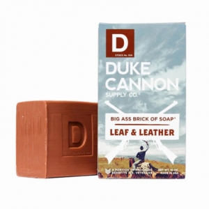 Duke Cannon 10 Oz. Leaf & Leather Big Ass Brick Of Soap