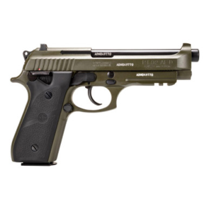 Taurus PT92 9mm Hogue Rubber Grips OD Green 5"