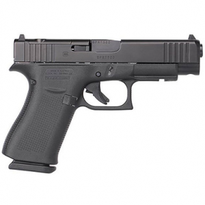 Glock G48 MOS Compact 9mm, 4.17" Glock Marksman Barrel, Fixed Sights, Black, 10rd