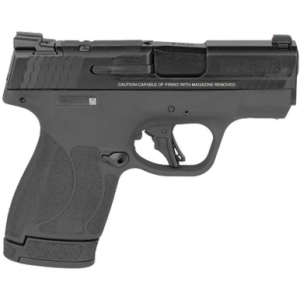 Smith & Wesson M&P9 Shield Plus Micro Compact 9mm, 3.1" Barrel, Armornite Finish, Black, Tritium Night Sights, Optics Ready, 13536, 10rd