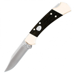 Buck Ranger Auto Folding Hunter Ebony Wood 3.0" S30V Blade 0112BRSA
