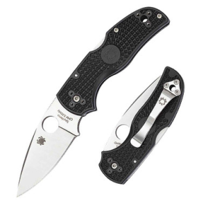 Spyderco C41PBK5 Native5 Lightweight Black Plain Edge FRN Handle Knife