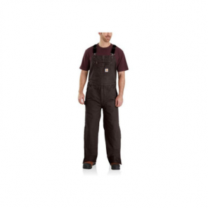 Carhartt Mens Quilt Lined Duck Bib Insulated Overalls