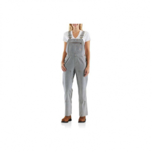Carhartt Womens Relaxed Fit Brewster Double Striped Bib Overalls