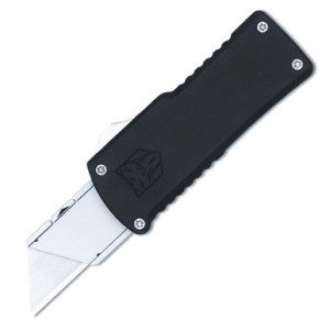 Cobratech OTF Utility Knife 3.3" Dual Action OTF Black