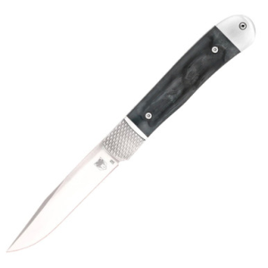 Cobratech Trapper Hidden Release 3.1" Satin D2 Blade Black