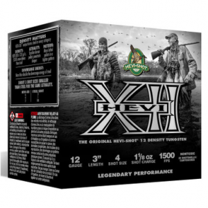 Hevi-Shot HEVI-XII 12 GA Ammo 3" #4 1.25oz 25 Rounds