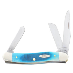 Case Caribbean Blue Bone Medium Stockman