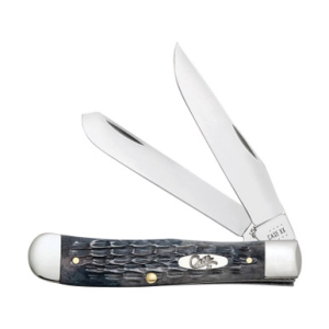 Case Gray Pocket Worn Jigged Bone Trapper Folding