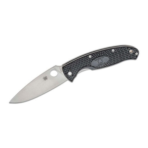 Spyderco Resilience Lightweight Folding 4.2" Plain Blade Black