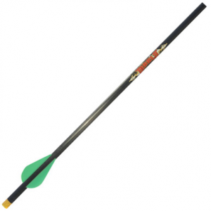 Excalibur Diablo 18" Carbon Crossbow Bolts 2" Vanes Lighted Nocks Black 3PK