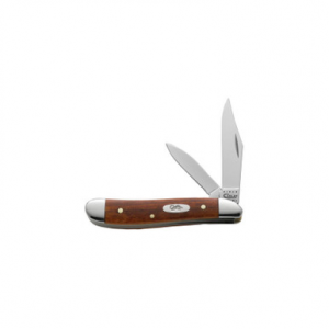 Case XX Smooth Chestnut Bone Peanut Folding Pocket Knife