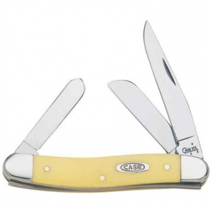 Case XX Stockman Yellow Synthetic Folding Pocket Knife
