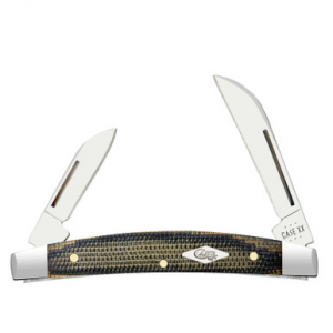 Case XX Small Congress Green & Black Micarta Folding Stainless Pocket Knife