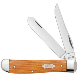 Case Mini Trapper 23695 Natural Canvas Micarta 2.7", 2.5"