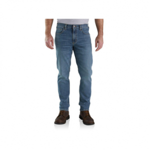 Carhartt Mens Rugged Flex Relaxed Fit Low Rise 5-Pocket Tapered Jeans