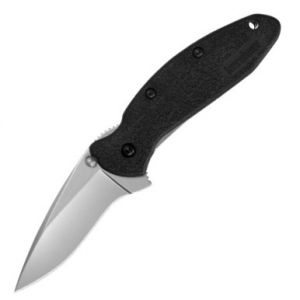 Kershaw Scallion Folding Assisted Open Knife 2.4" Black/Silver