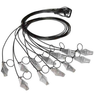 RIG'EM RIGHT 001-66-TXC 66" 6 OZ XTREME COATED CABLE DECOY ANCHORS 12 PACK