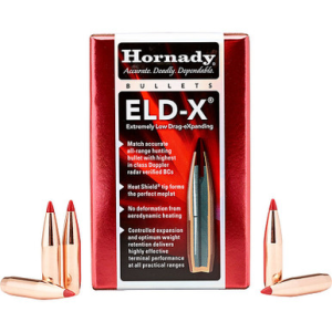 HORNADY 2441 6MM .243 90 GR ELD-X 100 CT.