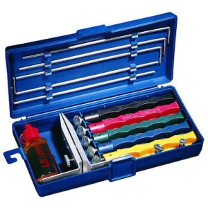 Lansky LKCLX Deluxe 5-Hone Sharpening System With Case and Oil