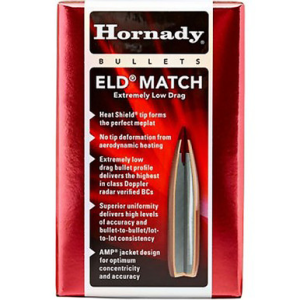 HORNADY 26175 6.5MM .264 120 GR ELD? MATCH 100 CT.