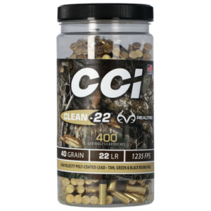  Speer .22 Long Rifle Realtree Edition 40 Grain Soft Point Brass Cased Rimfire 400 Rounds 966CC Ammo