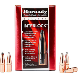 Hornady HORNADY 3232 8MM .323 150 GR SP INTERLOCK 100 CT. - $44.79 at Sportsman Fulfillment