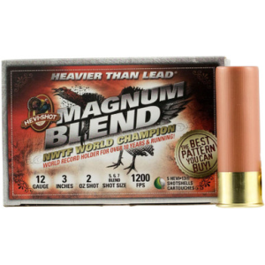 Hevishot 41255 Magnum Blend 12 Gauge 3" 2 oz 5,6,7 Shot 5 Rounds