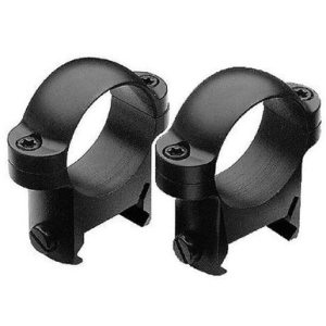 Burris Zee 30mm Solid Steel Weaver Style Medium Rings Matte Black, 420044