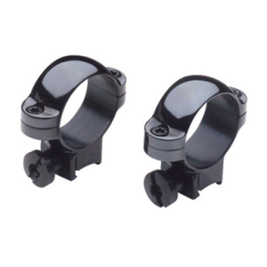 Burris Deluxe Steel Rimfire Rings 1in Medium Matte Black, 420069