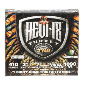 ENVIRON-METAL HEVI SHOT HS1007 Environ-Metal Hevi Shot TSS .410 Gauge 3 7 Shot Shotgun Shells 5 Rounds IRON-METAL HEVI SHOT HS1007 Environ-Metal Hevi Shot TSS .410 Gauge 3 7 Shot Shotgun Shells 5 Rounds Ammo