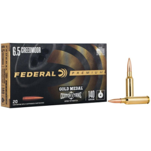 eral Gold Medal CenterStrike 6.5 Creedmoor 140 Grain 20 Rounds Ammo
