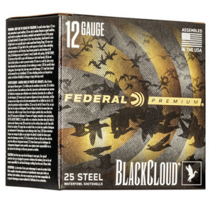 eral PWBX142BB Black Cloud FS Steel 12 Gauge 3 1- 1/4 Oz BB Shot 25 Rounds Ammo