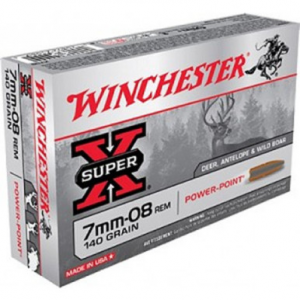 chester X708 SuperX 7mm08 140 GR Power Point 20 Rounds Ammo