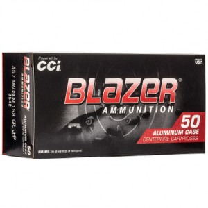 CCI 3542 Blazer 357 Mag 158 GR JHP 50 Rounds