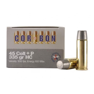 Cor-Bon 45 Colt P 335gr HC 20 Rounds -Bon 45 Colt P 335gr HC 20 Rounds Ammo
