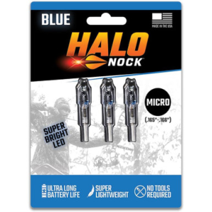 DoubleTake Ultra Bright Halo Micro Nock Blue