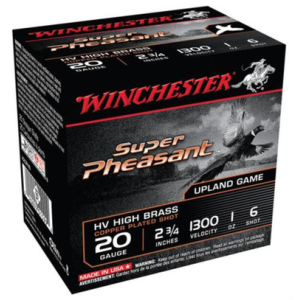 chester X20PH6 Super Pheasant Magnum HB 20 Gauge 2.75 1 Oz 6 Shot 25 Rounds Ammo