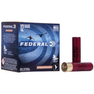 eral Speed-Shok 12 Gauge BB Shot Size 25 Rnds 3 1/2 Ammo