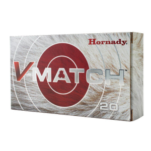 Hornady V-Match Ammunition 6.5 Grendel 100 Grain ELD-VT Polymer Tip 20 Rounds