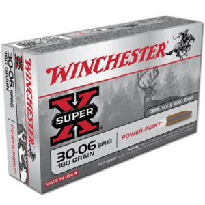 chester X30064 SuperX 30-06 180 GR Power Point 20 Rounds Ammo