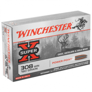 chester X3086 SuperX 308 180 GR Power Point 20 Rounds Ammo