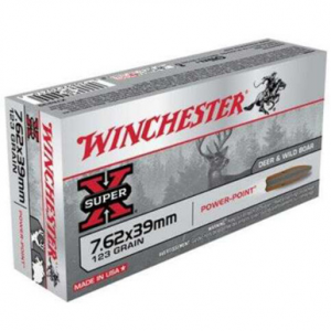 chester X76239 SuperX 7.62X39mm 123 GR PSP 20 Rounds Ammo