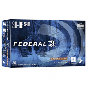 eral 3006B Power-Shok 30-06 180 GR JSP 20 Rounds Ammo