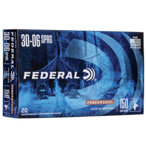 eral 3006A PowerShok 30-06 150 GR JSP 20 Rounds Ammo