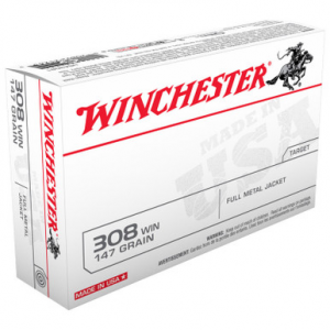 chester USA3081 USA 308 147 GR FMJ 20 Rounds Ammo