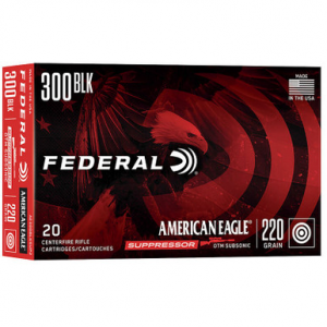eral AE300BLKSUP2 AE SuPower Pointressor 300 AAC Blackout 220 GR OTM 20 Rounds Ammo